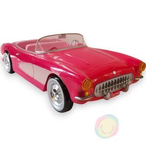 Mattel Barbie Pink Convertible Toy Car